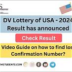 checking dv lottery result 2022